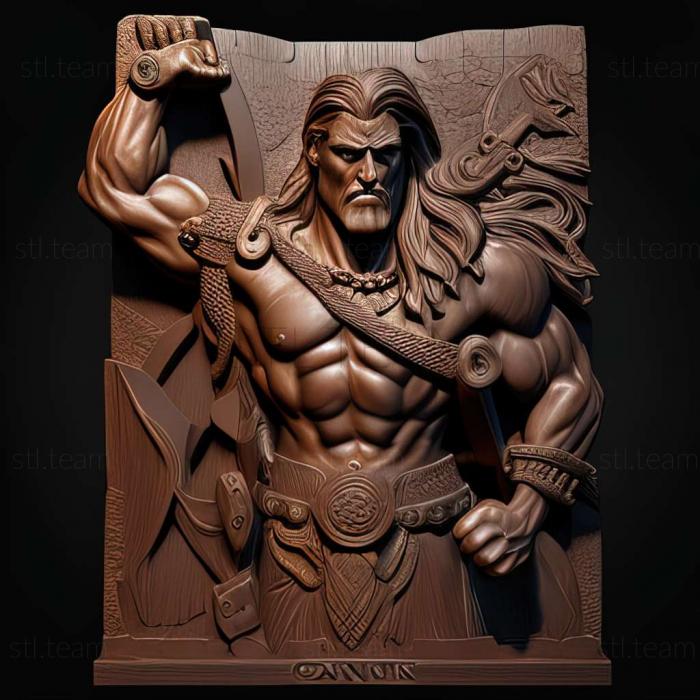 3D model Age of Conan Unchained game (STL)